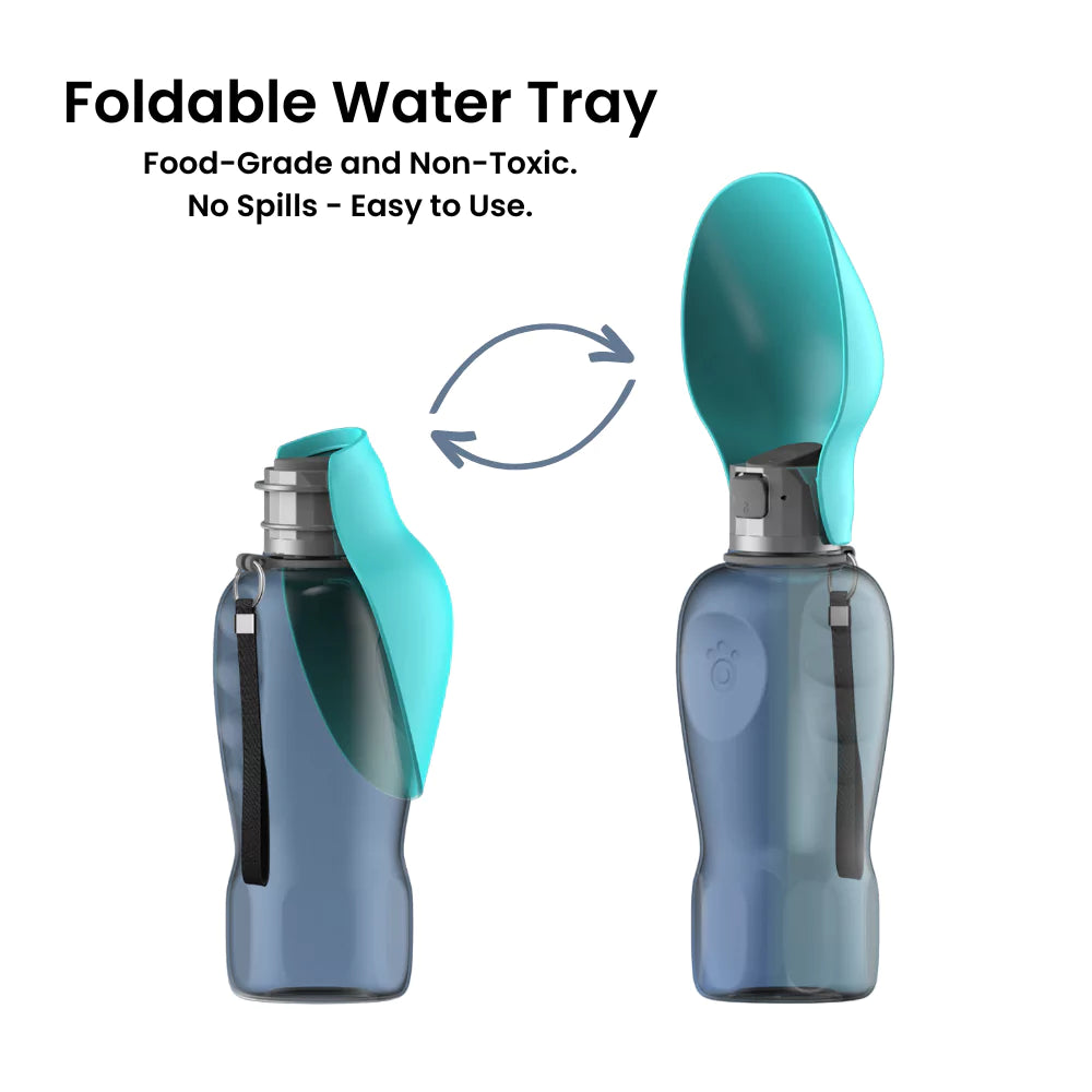 Dog Water Bottle | No Spill Leaf Funnel