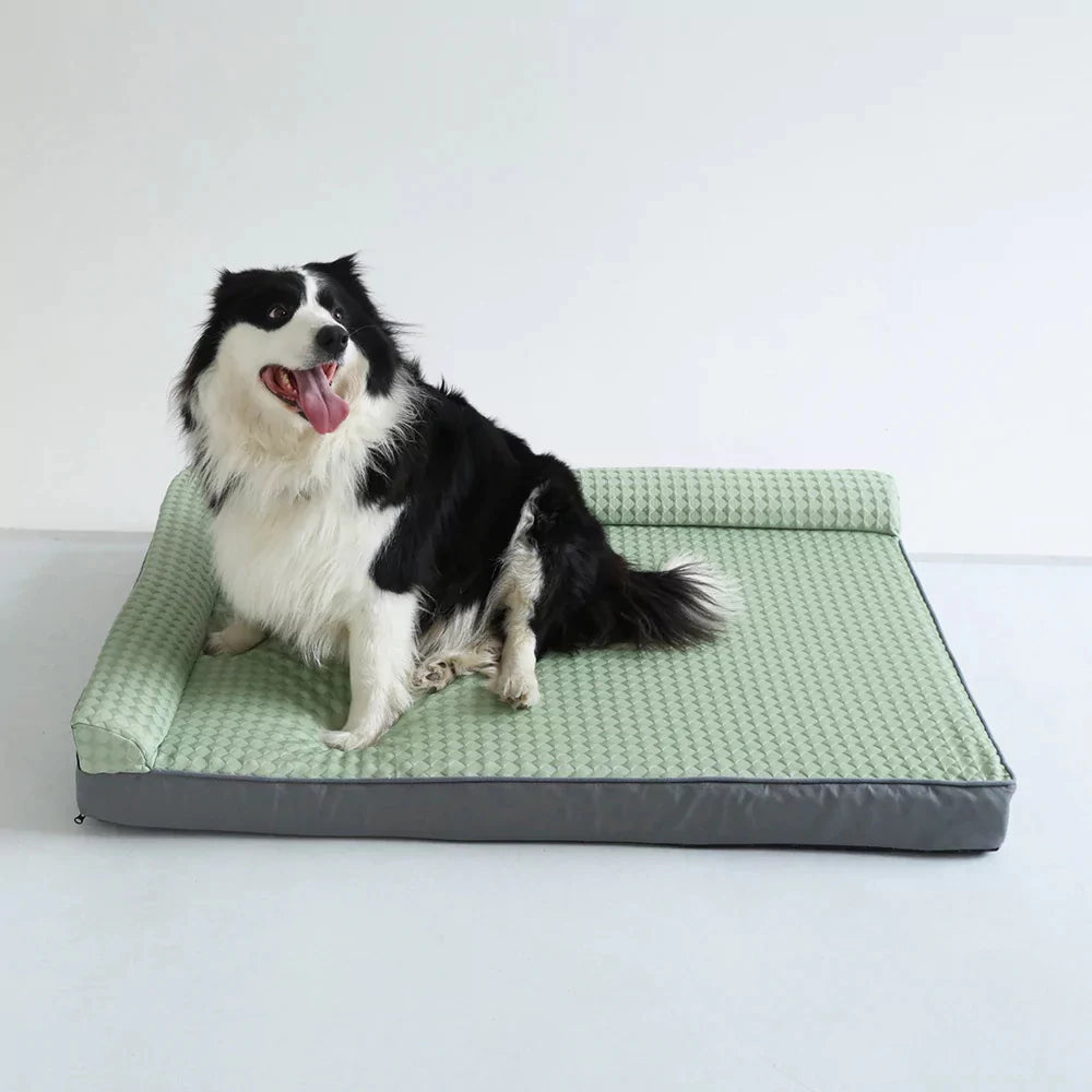 All-Season Waffle Cooling Dog Bed Canine Culture
