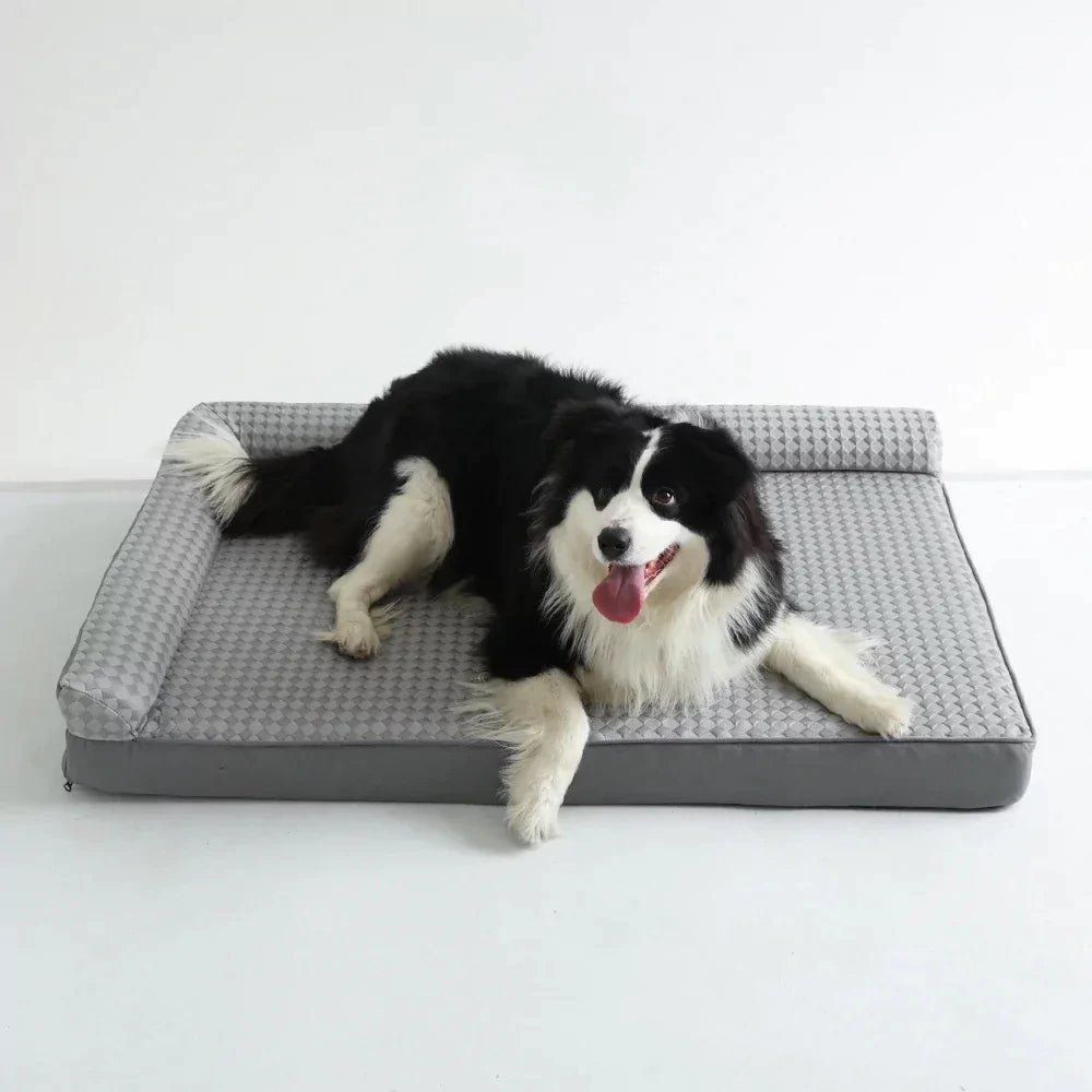 All-Season Waffle Cooling Dog Bed Canine Culture