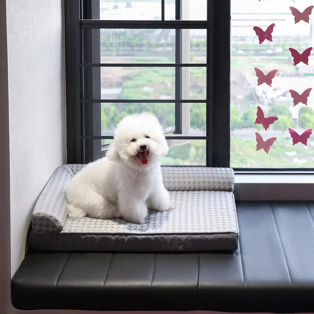 All-Season Waffle Cooling Dog Bed Canine