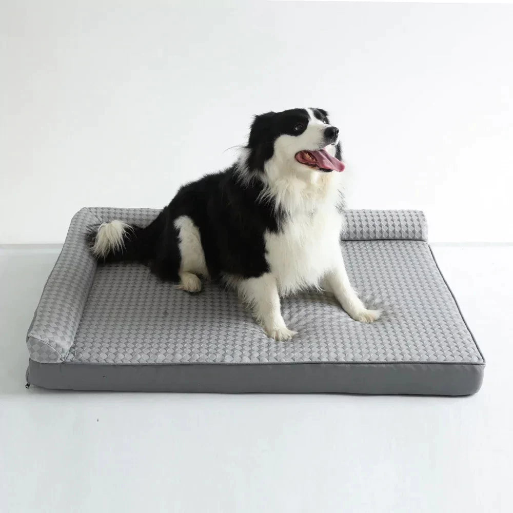 All-Season Waffle Cooling Dog Bed Canine Culture