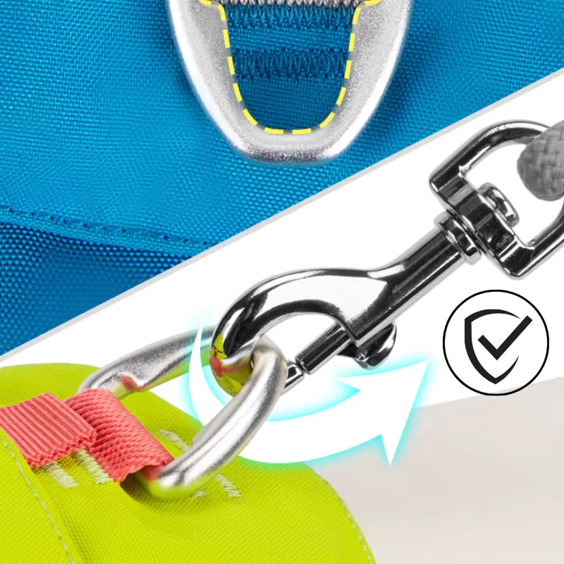 Canine Culture Cordura Exploration Dog Harness Pocket Storage Bag Dispenser Front Clip