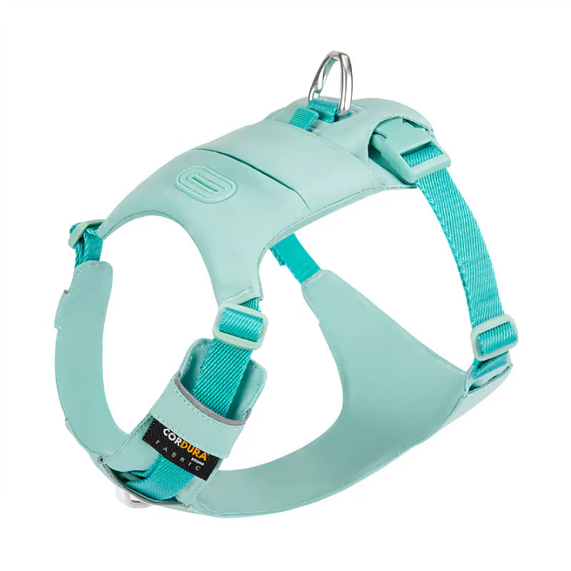 Mint Canine Culture Cordura Exploration Dog Harness Pocket Storage Bag Dispenser Front Clip