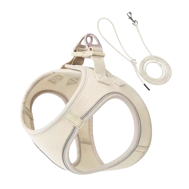 White Canine Culture Cordura Step-In Dog Harness Small Dog