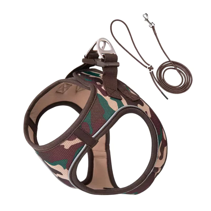 Camouflage Canine Culture Cordura Step-In Dog Harness Small Dog