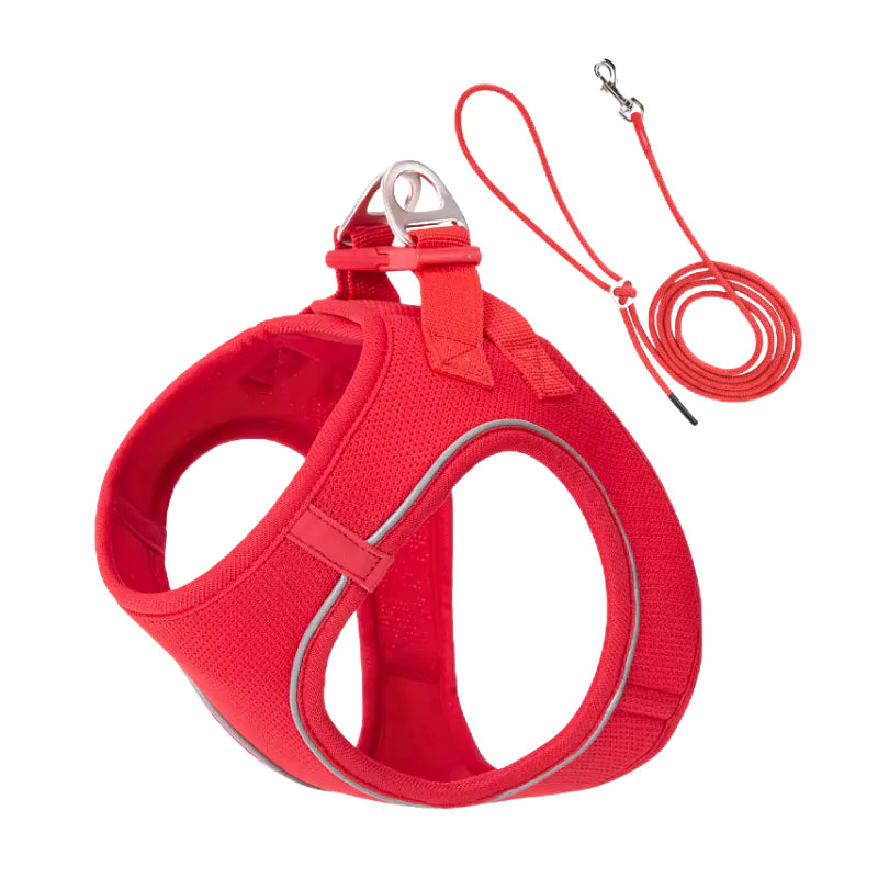 Red Canine Culture Cordura Step-In Dog Harness Small Dog
