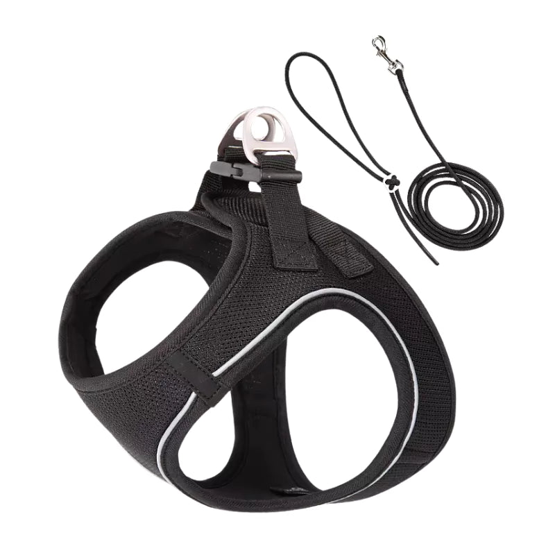 Black Canine Culture Cordura Step-In Dog Harness Small Dog