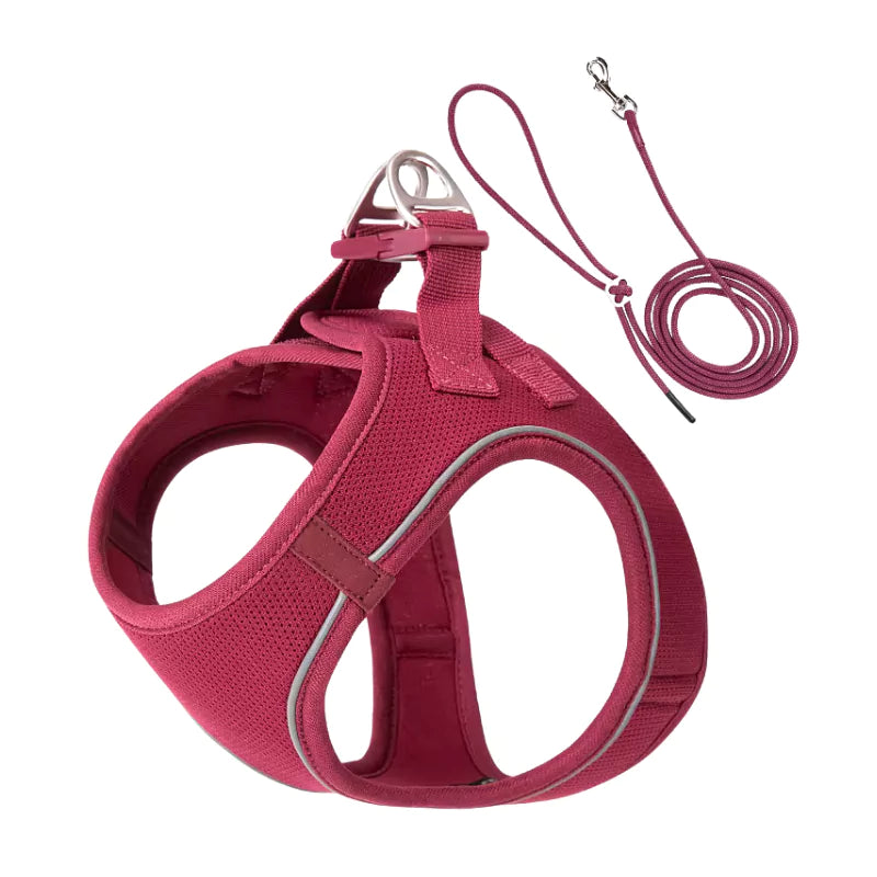 Red Canine Culture Cordura Step-In Dog Harness Small Dog