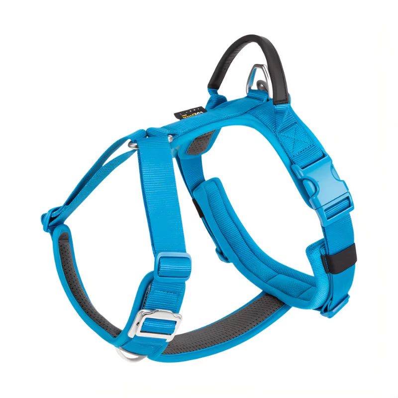 Blue Canine Culture Cordura Dog Harness Y Front Clip No Pull