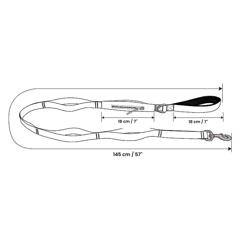 Cordura Dog Leash Zip Pocket Canine Culture