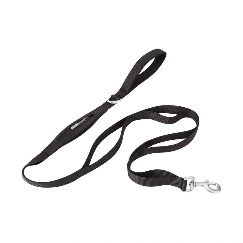 Black Cordura Dog Harness Leash Canine Culture