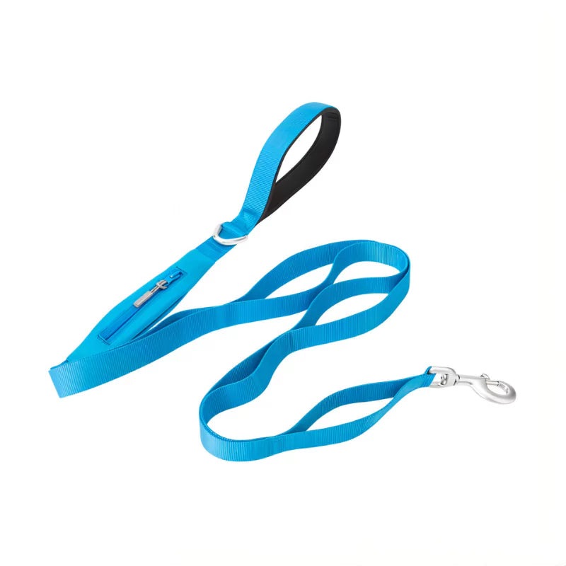 Blue Cordura Dog Harness Leash Canine Culture