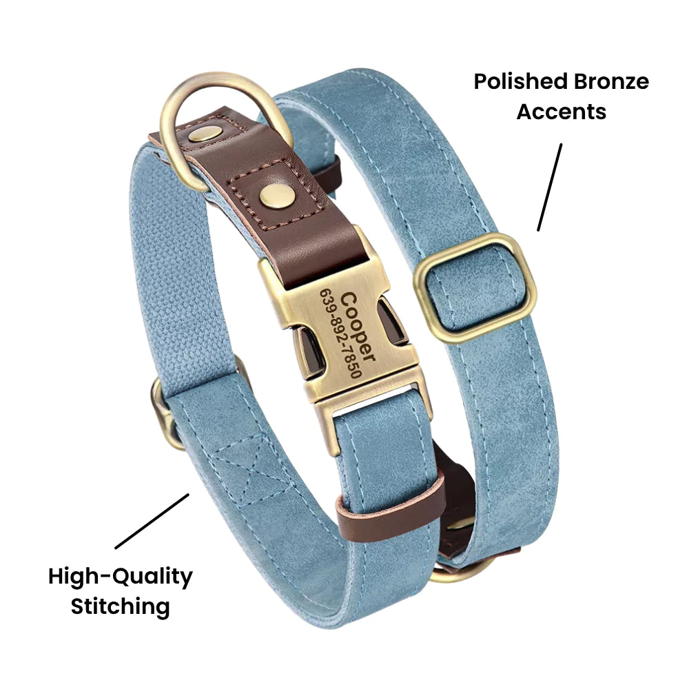 Custom Artisan Dog Collar Lead Personalised Canine Culture
