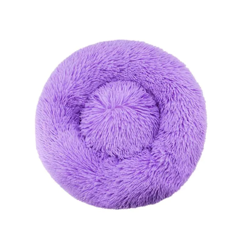 Purple Deep Sleep Donut Dog Bed | Ultra-Soft