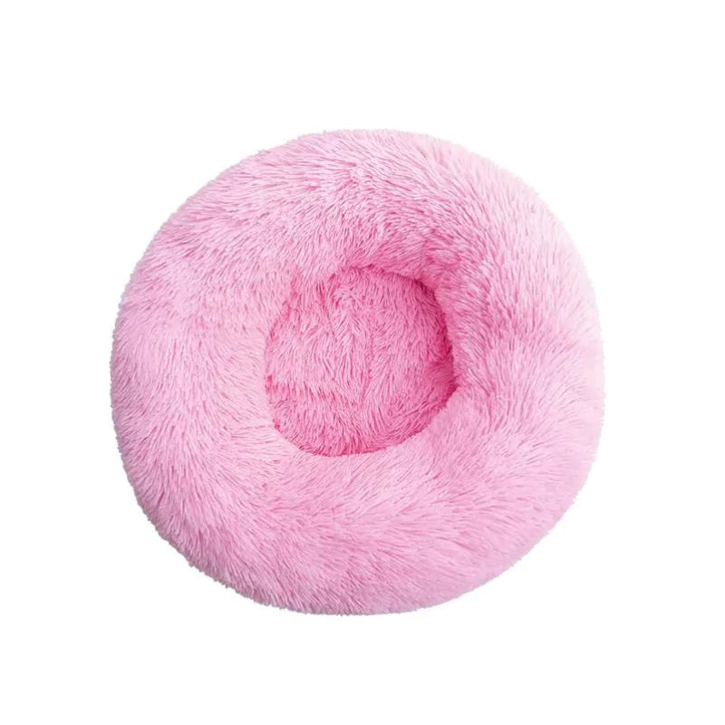 Pink Deep Sleep Donut Dog Bed | Ultra-Soft