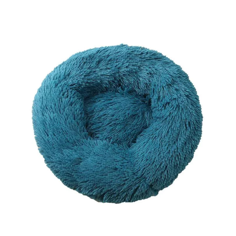 Ocean Blue Deep Sleep Donut Dog Bed | Ultra-Soft