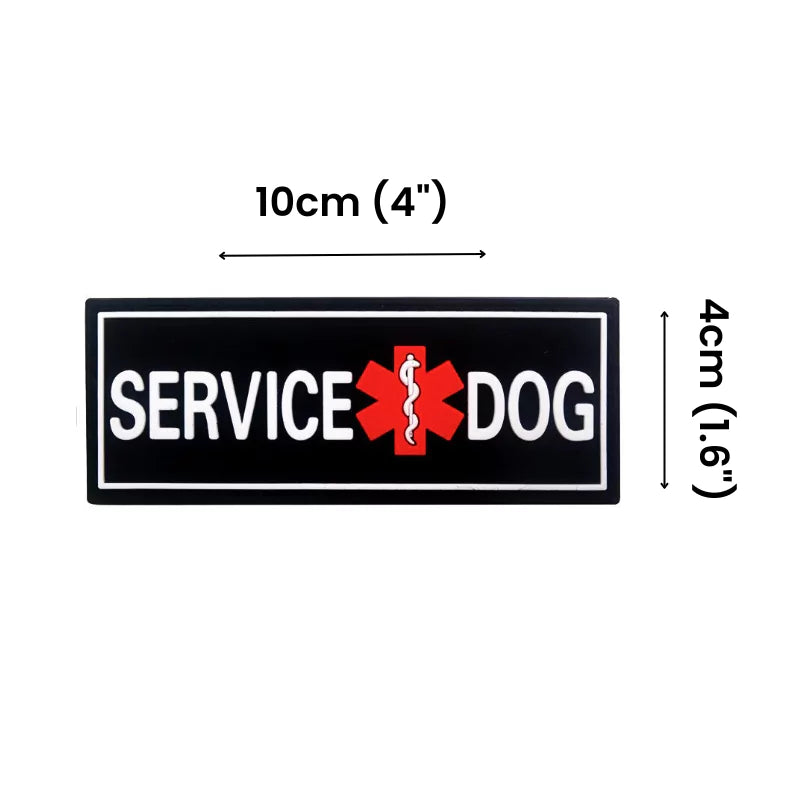 Service Dog PVC Harness Patch | Velcro