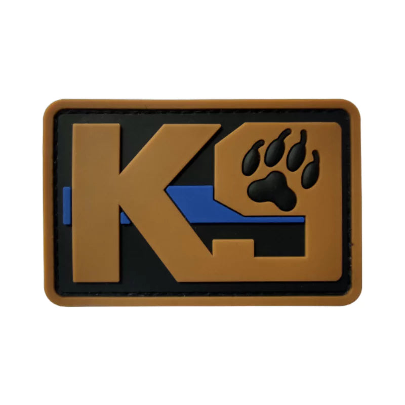 Brown K9 PVC Harness Patch | Velcro