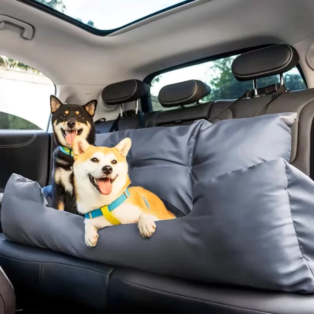 Large Full Cushioned Car Seat Cover | Dog Carrier Waterproof Travel Pet Canine Culture