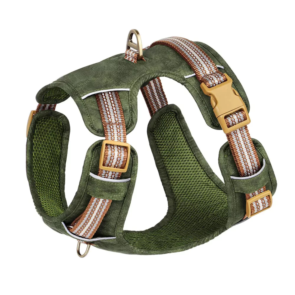 green huntsman dog harness canine culture 2 clip