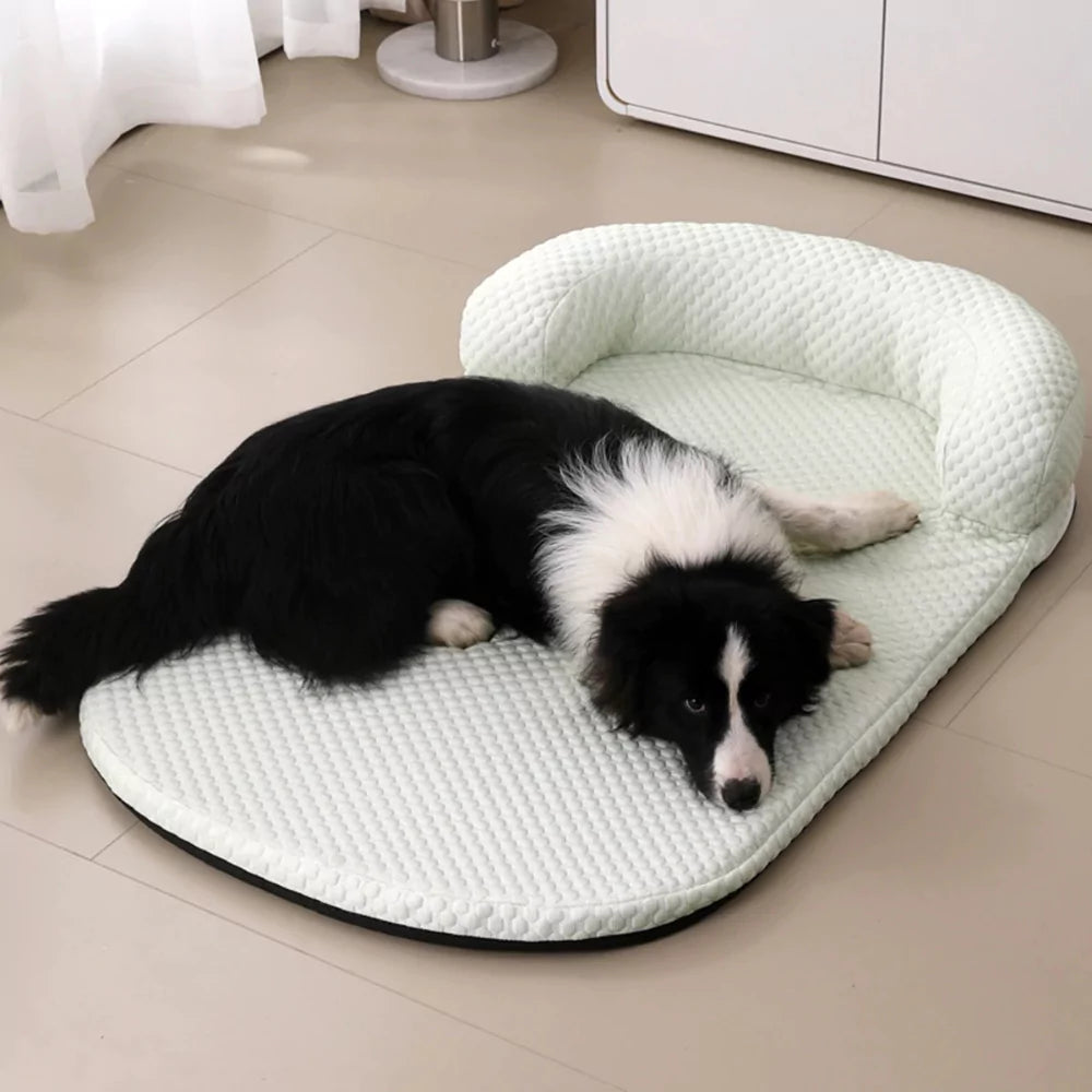 Ice Silk Cooling Dog Bed Summer Canine Culture