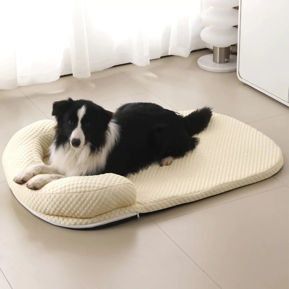 Ice Silk Cooling Dog Bed Summer Canine Culture