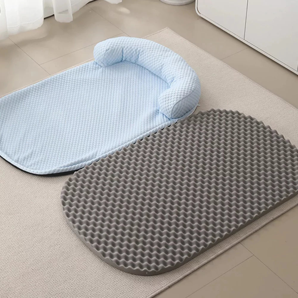 Ice Silk Cooling Dog Bed Summer Canine Culture