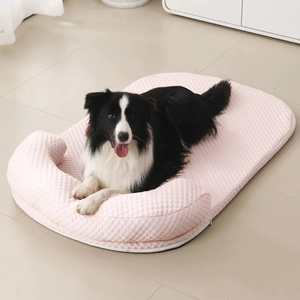 Ice Silk Cooling Dog Bed Summer Canine Culture