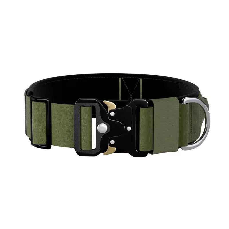 green velcro dog collar canine culture