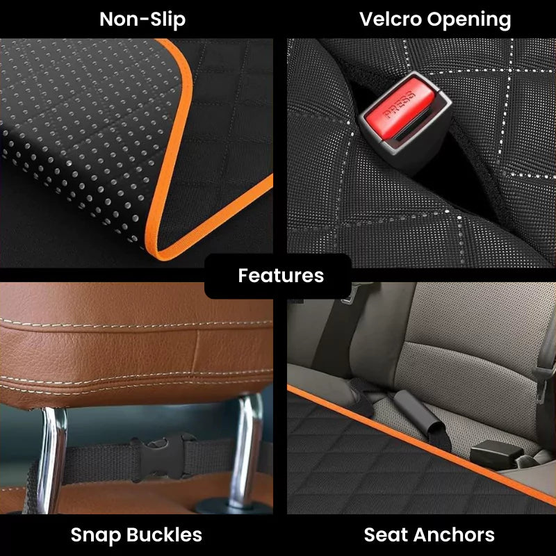 Orange Premium Car Seat Cover | Waterproof