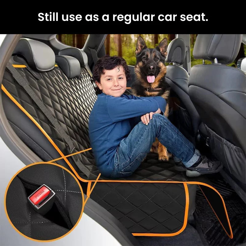 Canine Black Premium Car Seat Cover | Waterproof
