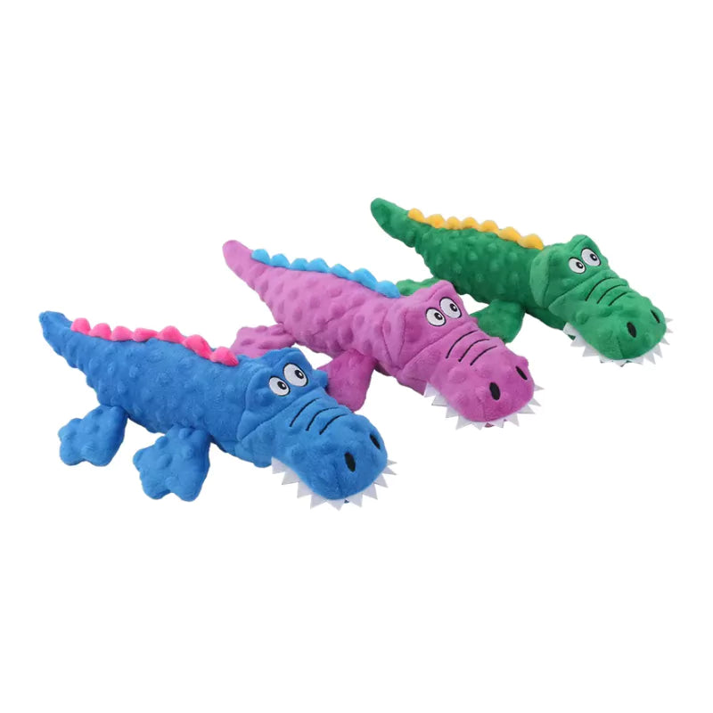 Crocodile Squeak Dog Toy Canine Culture Bite-Resistant