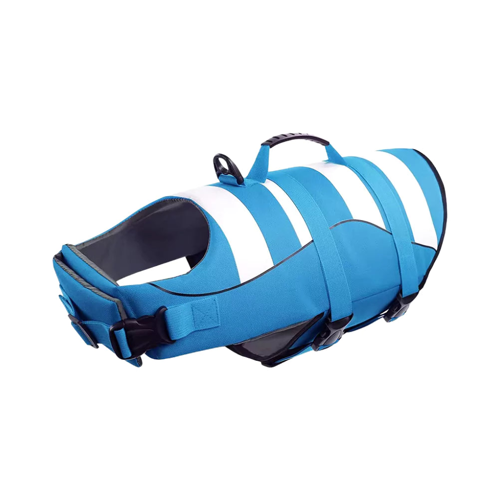 Blue Voyager Dog Life Jacket Safety Vest Bouyant Waterpoof Canine Culture
