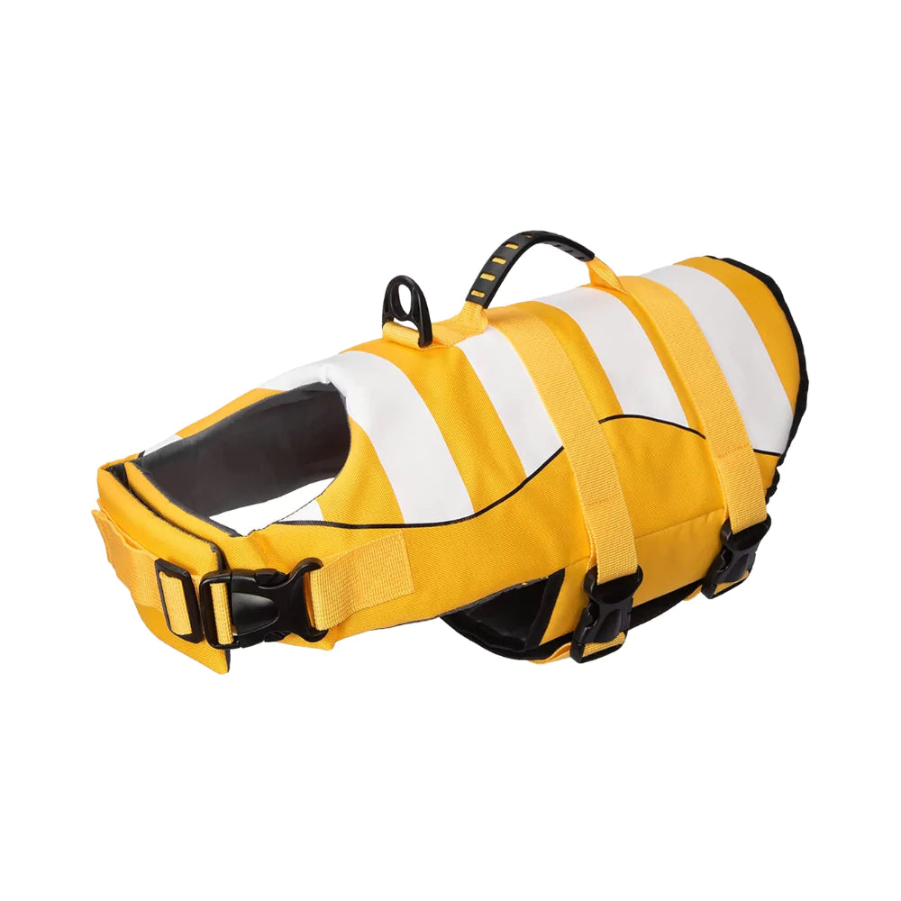 Yellow Voyager Dog Life Jacket Safety Vest Bouyant Waterpoof Canine Culture
