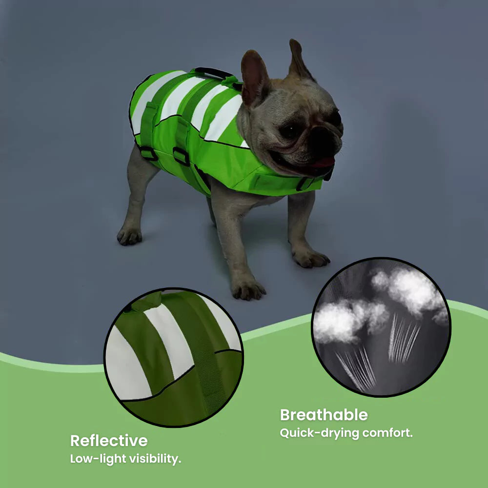 Voyager Dog Life Jacket Safety Vest Bouyant Waterpoof Canine Culture