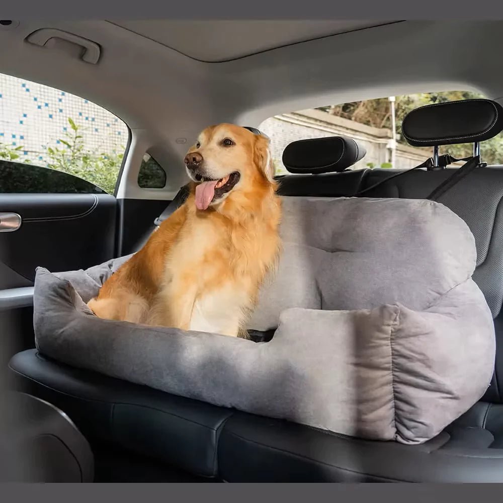 Blue Full Cushioned Car Seat Cover | Dog Carrier - Canine Culture