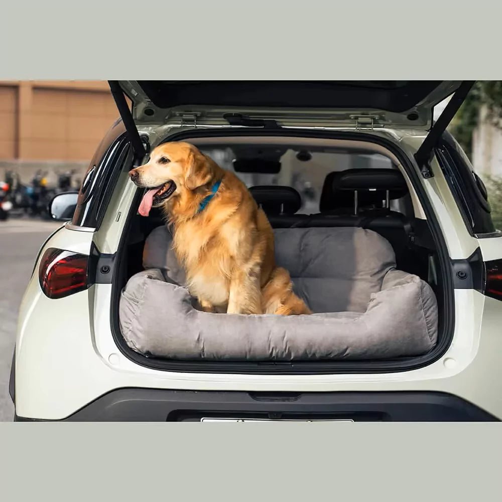 Blue Full Cushioned Car Seat Cover | Dog Carrier - Canine Culture