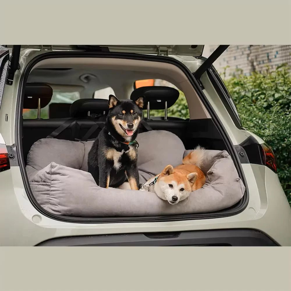Blue Full Cushioned Car Seat Cover | Dog Carrier - Canine Culture