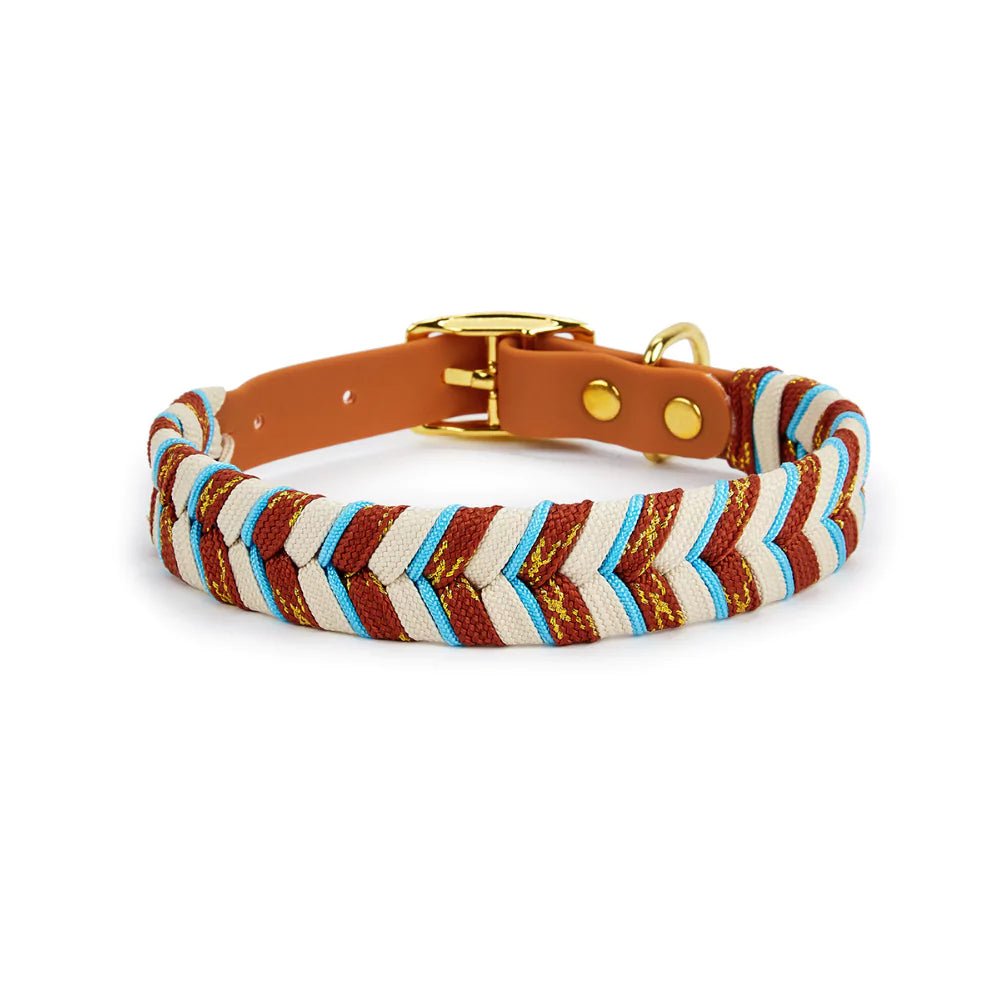 Brown Majesty Dog Collar & Leash Set - Canine Culture