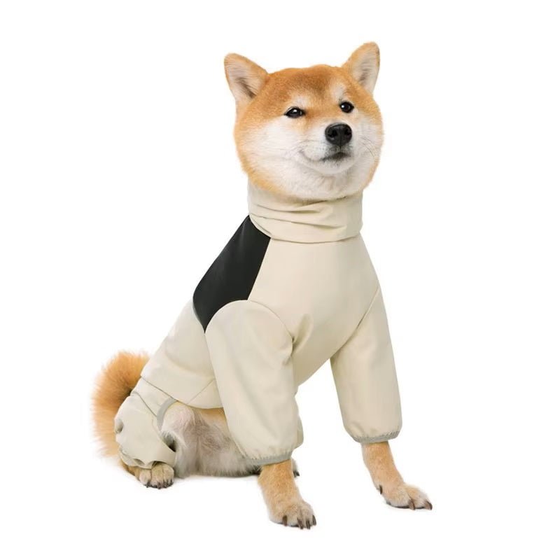 Cream Explorer Dog Raincoat | Waterproof - Canine Culture