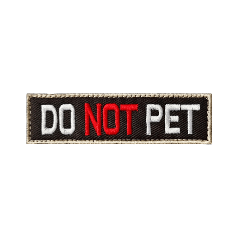 Do Not Pet | Velcro Dog Harness Patch - Canine Culture