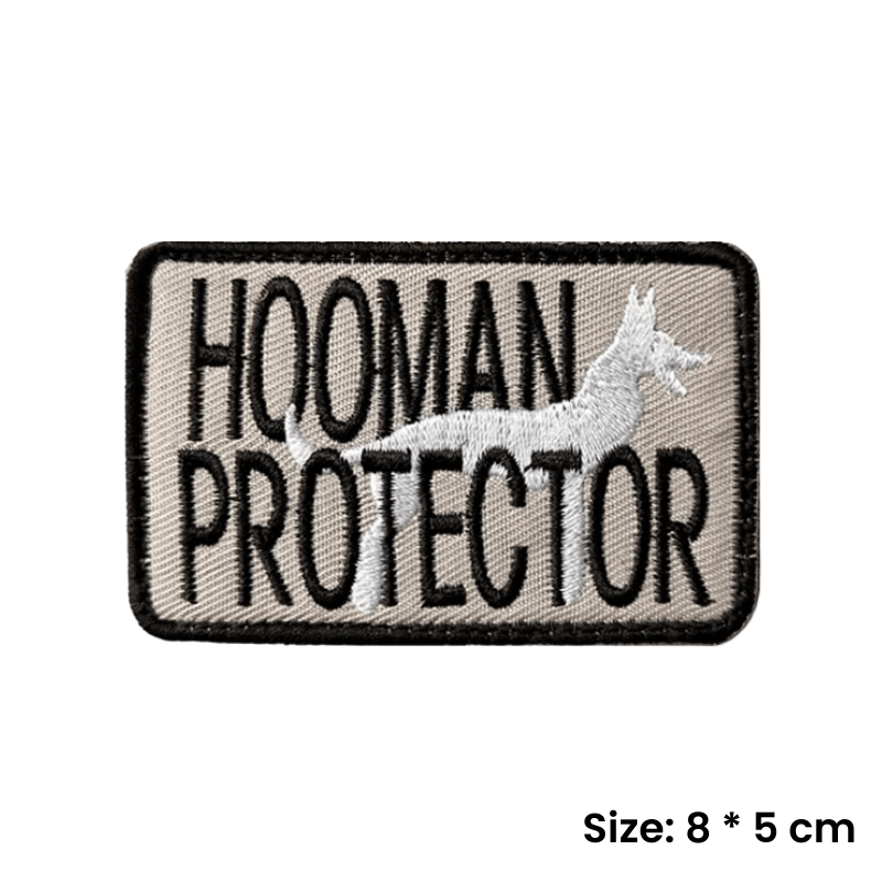 Hooman Protector | Velcro Dog Harness Patch - Canine Culture