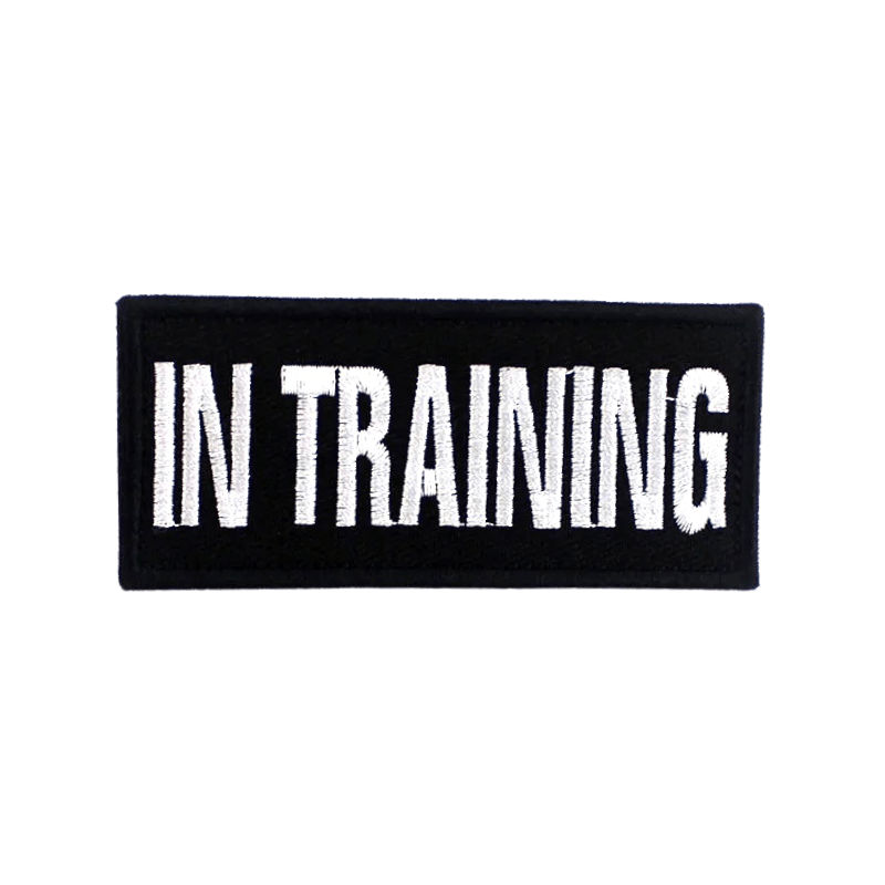 In Training | Velcro Dog Harness Patch - Canine Culture