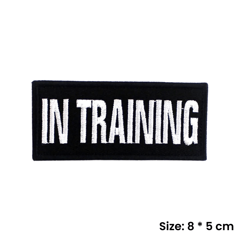 In Training | Velcro Dog Harness Patch - Canine Culture