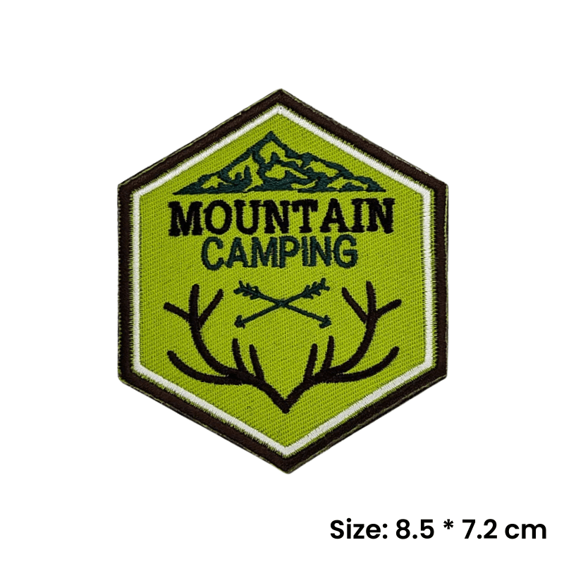 Mountain Camping | Velcro Dog Harness Patch - Canine Culture