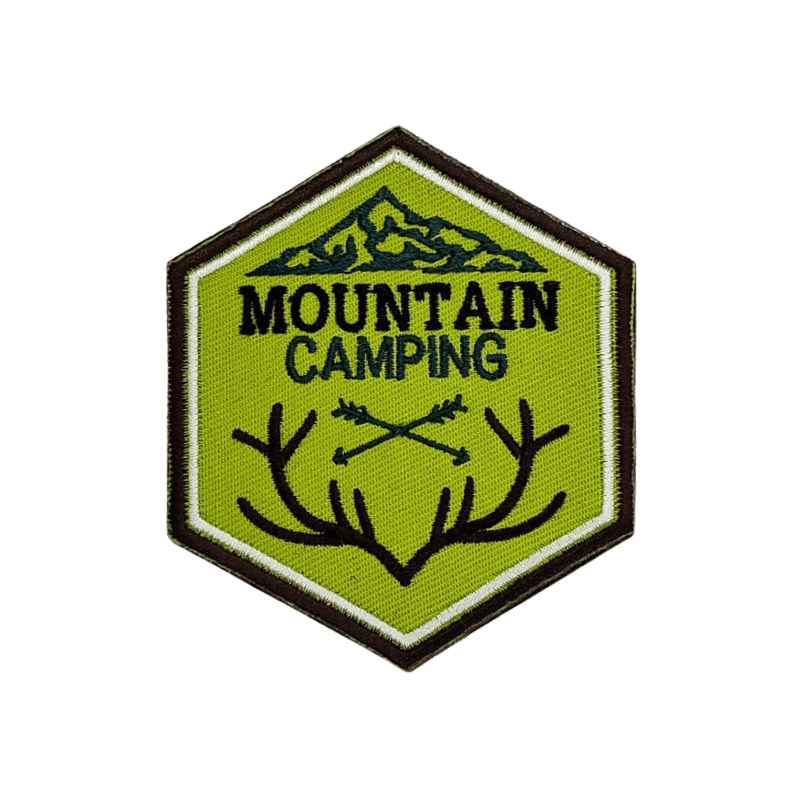 Mountain Camping | Velcro Dog Harness Patch - Canine Culture