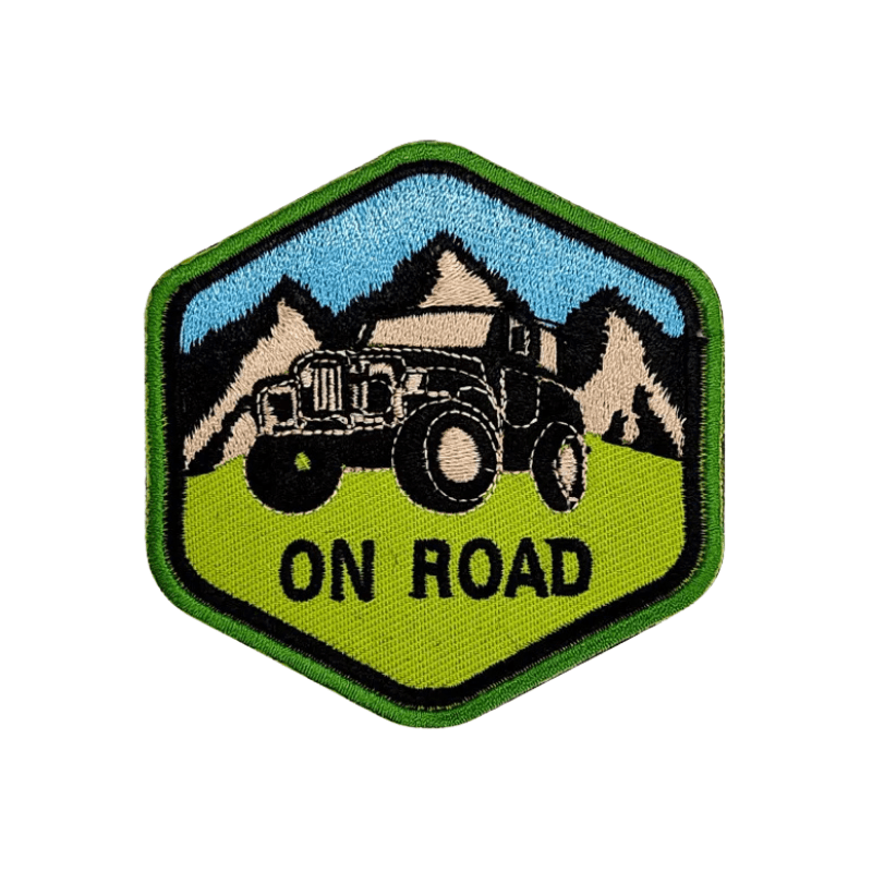 On Road | Velcro Dog Harness Patch - Canine Culture