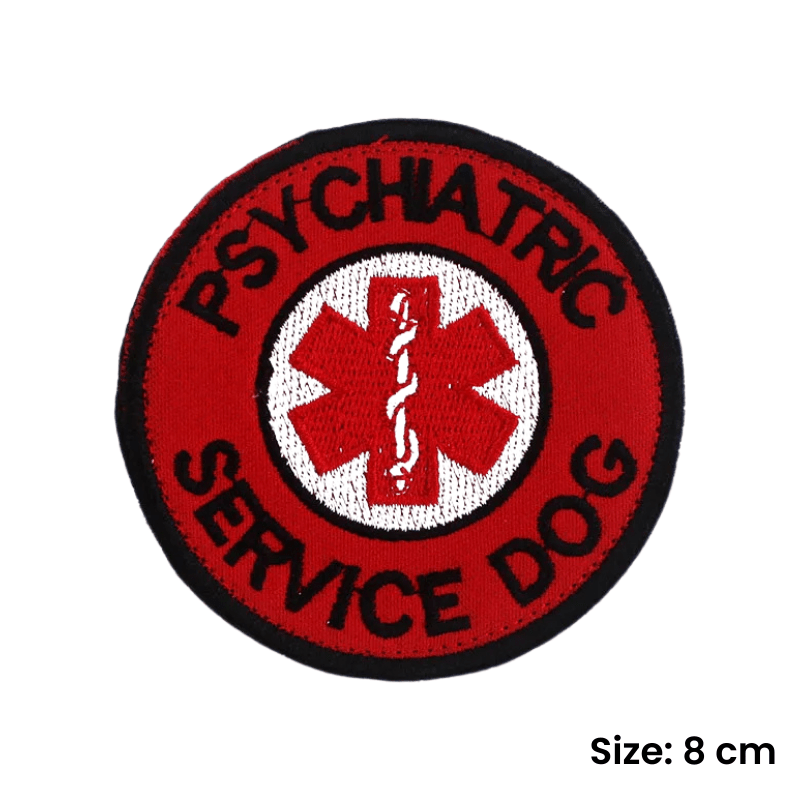 Psychiatric Service Dog | Velcro Dog Harness Patch - Canine Culture