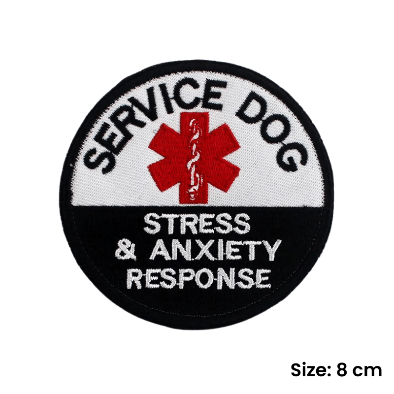 Stress & Anxiety Service Dog | Velcro Dog Harness Patch - Canine Culture