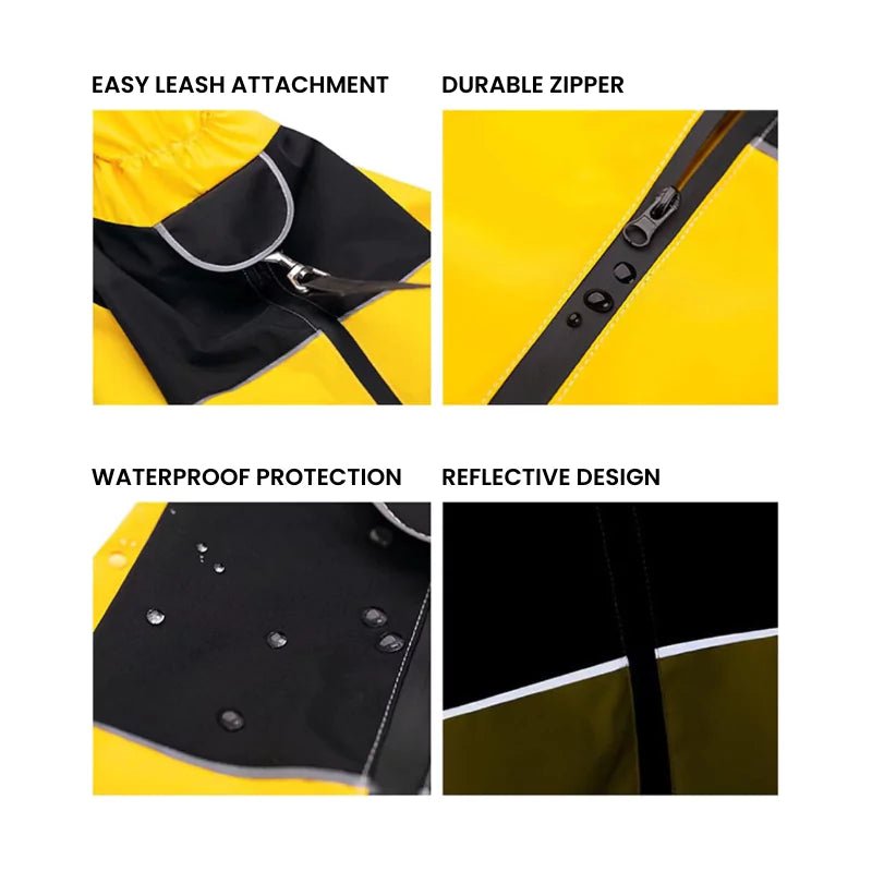 Yellow Explorer Dog Raincoat | Waterproof - Canine Culture